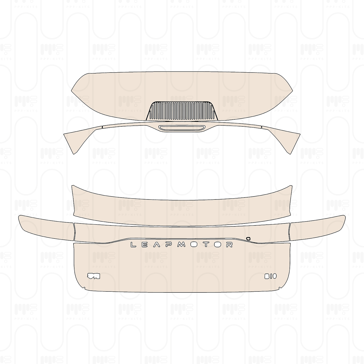 Pre-Cut PPF Leapmotor B10 2025