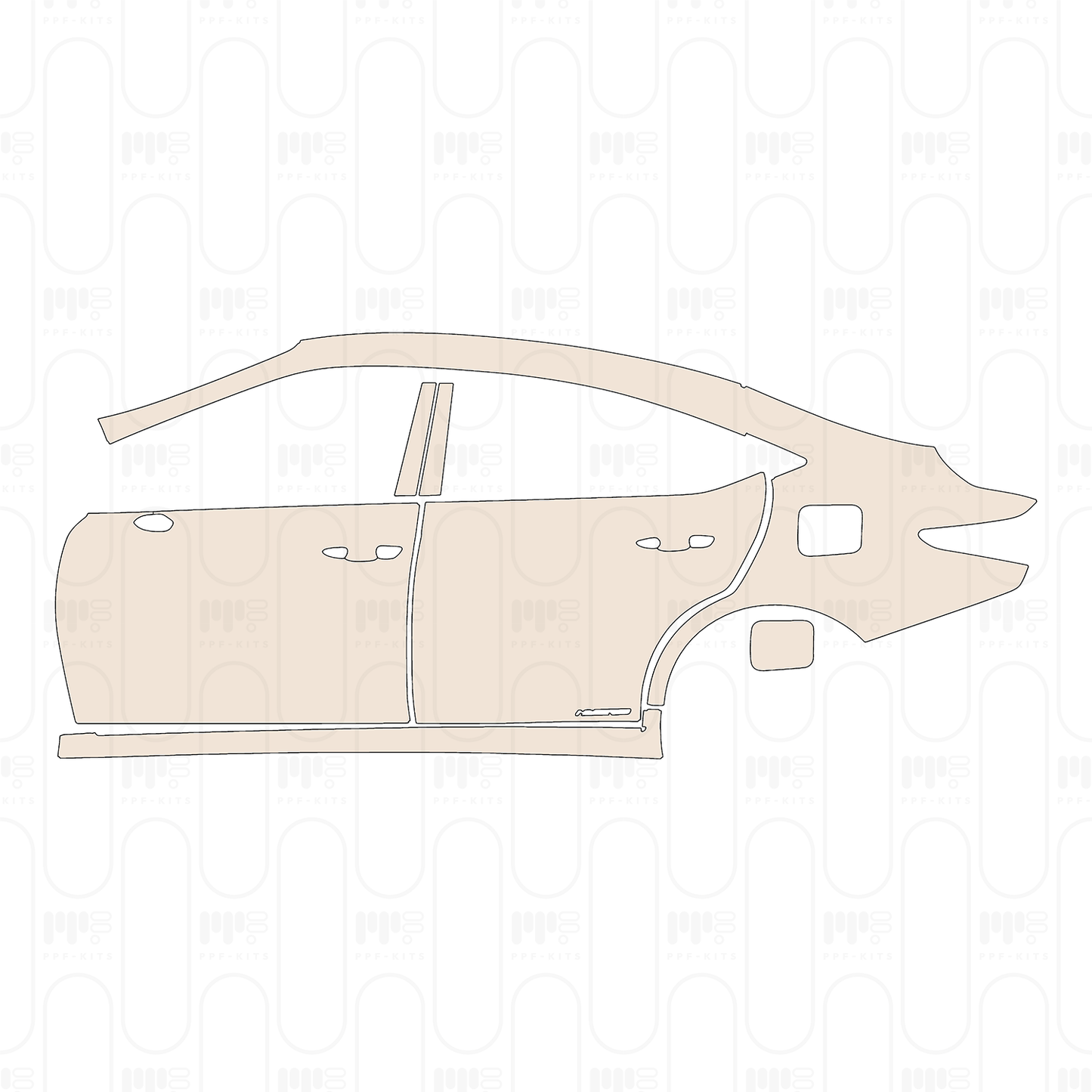 Pre-Cut PPF Lexus ES (US) F Sport 2023