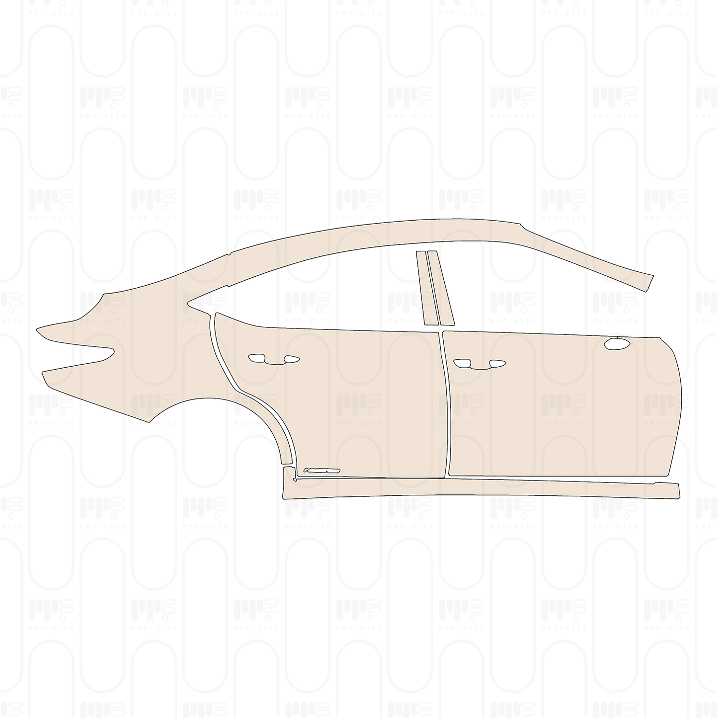Pre-Cut PPF Lexus ES (US) F Sport 2023