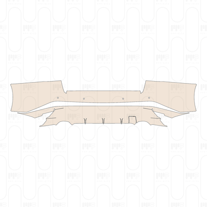 Pre-Cut PPF Lexus IS Sedan F-Sport 2022