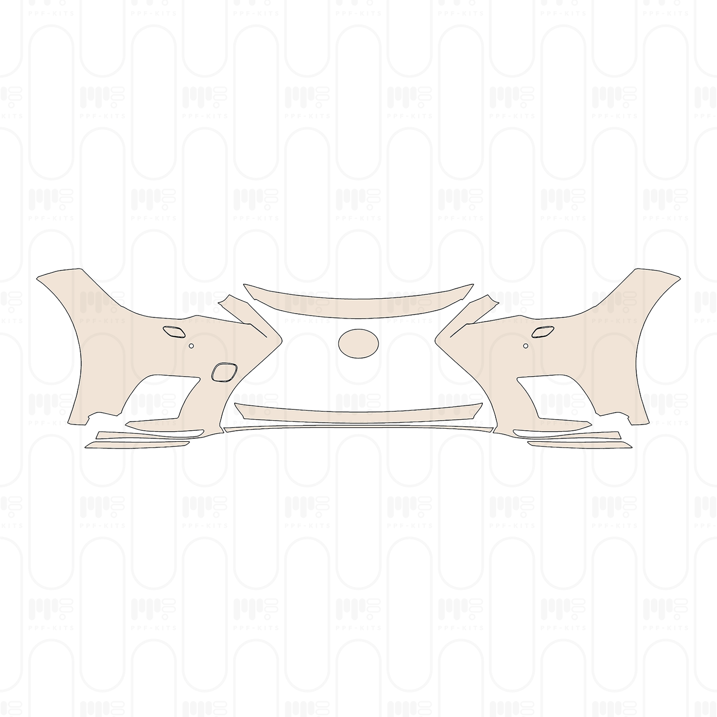 Pre-Cut PPF Lexus LS Fuel Base 2022