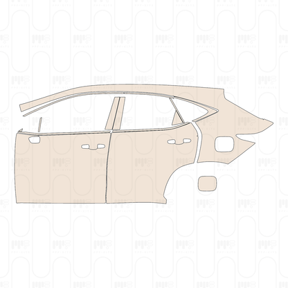 Pre-Cut PPF Lexus NX Base 2022