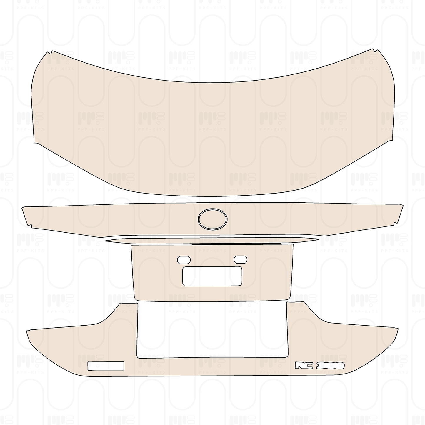 Pre-Cut PPF Lexus RC Base 2022