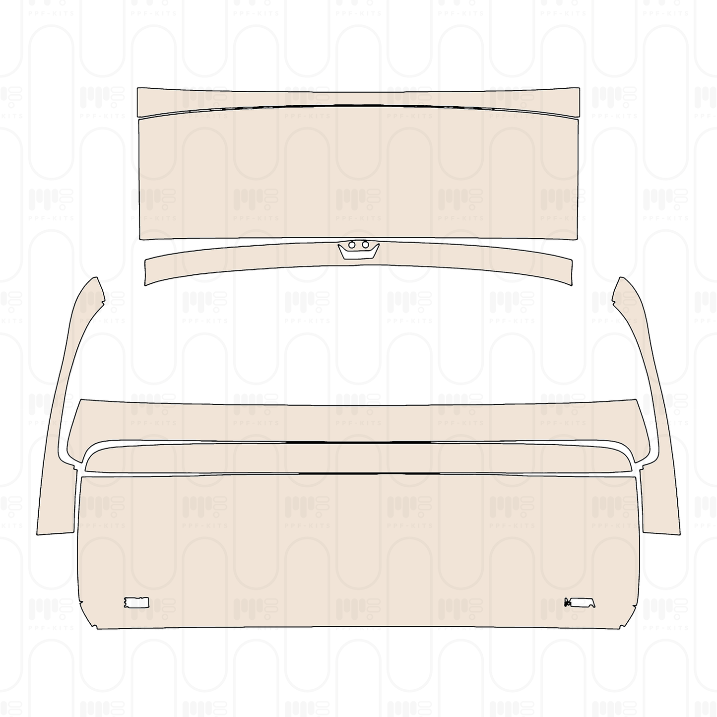 Pre-Cut PPF Li Auto Mega 2024