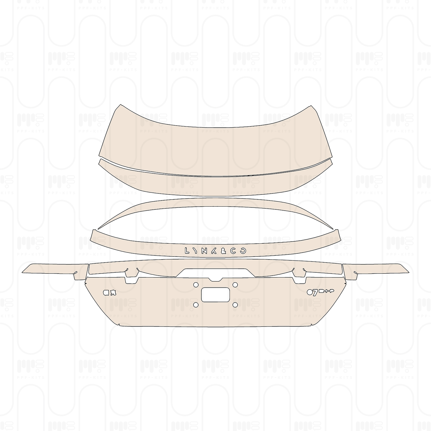Pre-Cut PPF Lynk&Co 07 2024