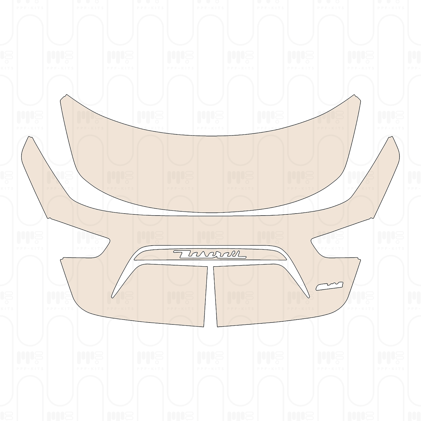 Pre-Cut PPF Maserati Ghibli Base 2014