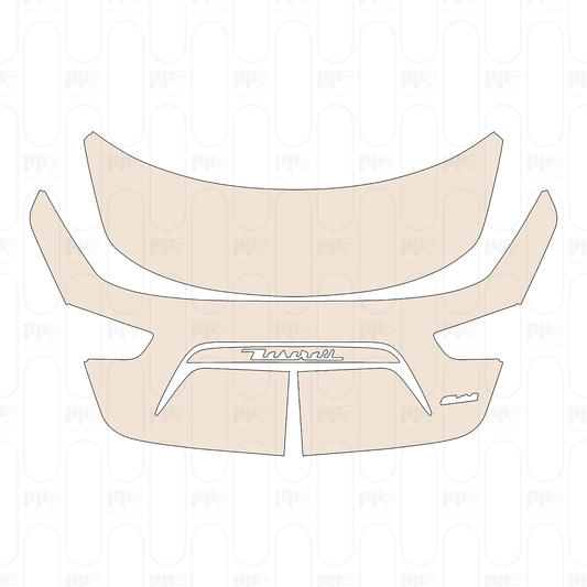 Pre-Cut PPF Maserati Ghibli S Base 2014