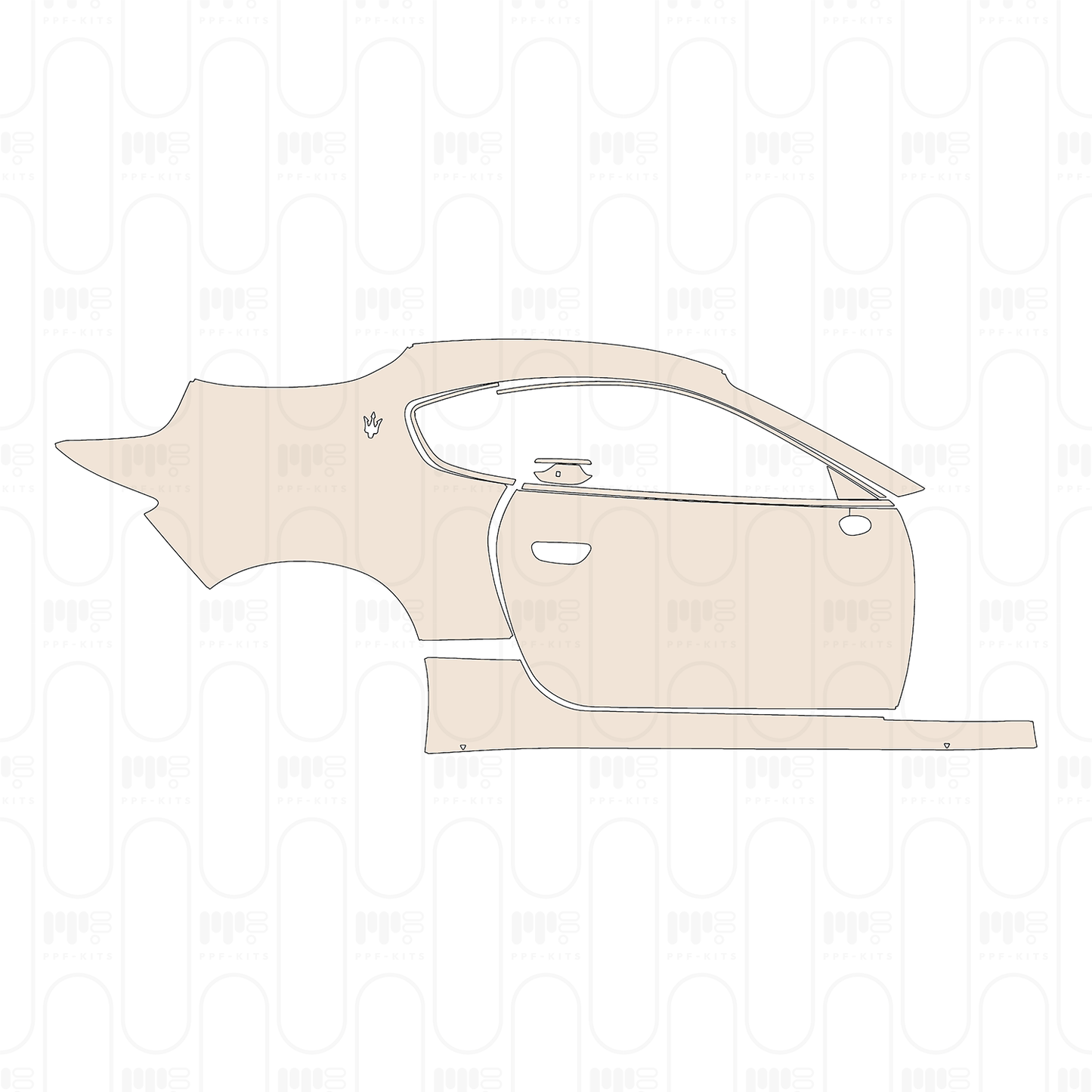 Pre-Cut PPF Maserati GranTurismo Modena 2024