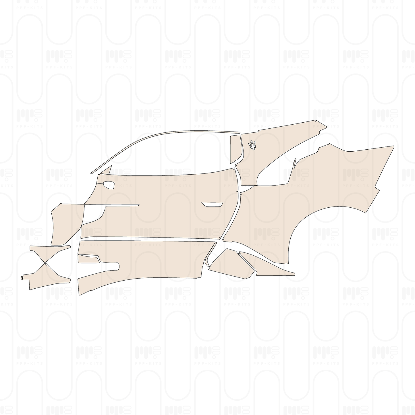 Pre-Cut PPF Maserati MC20 2024