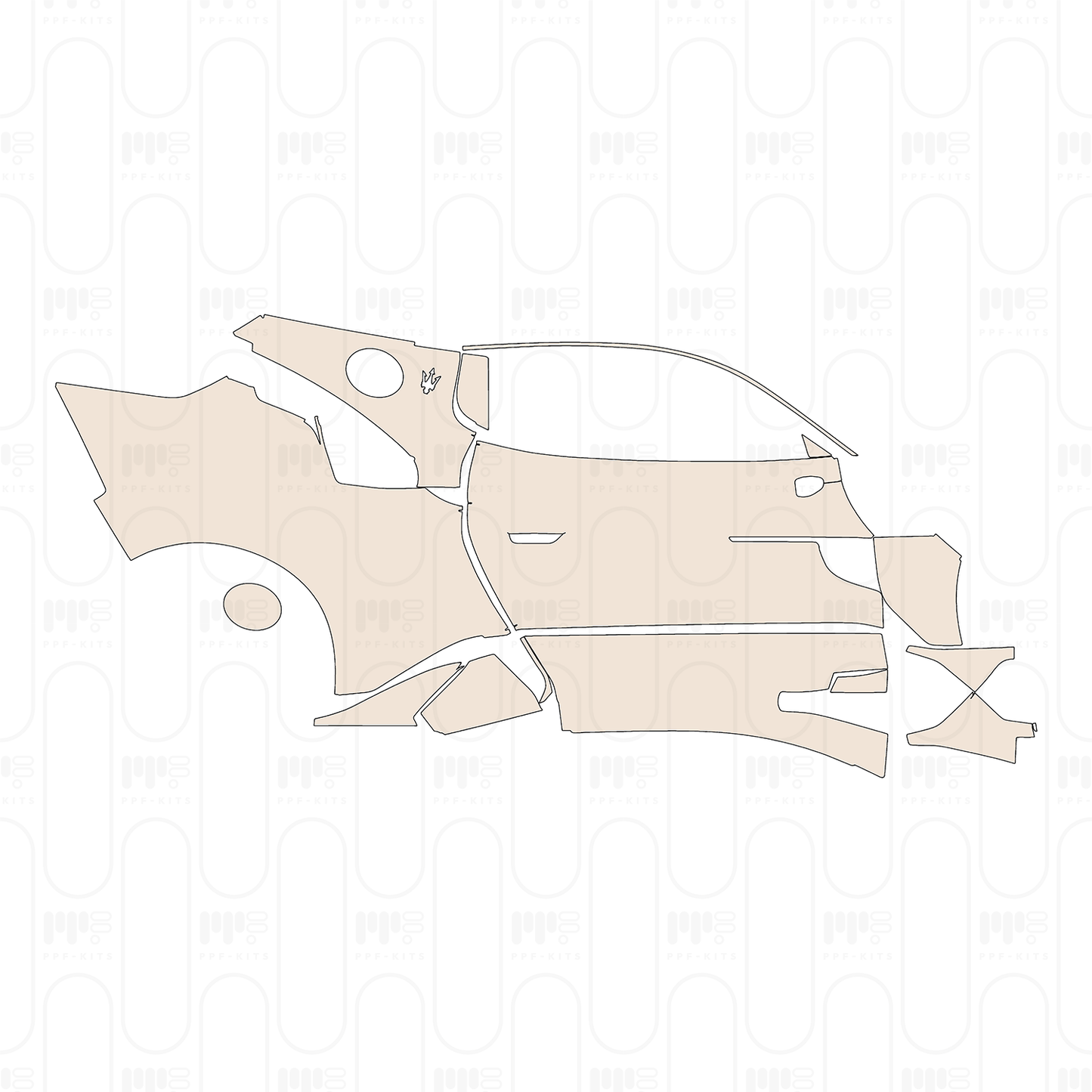 Pre-Cut PPF Maserati MC20 2024