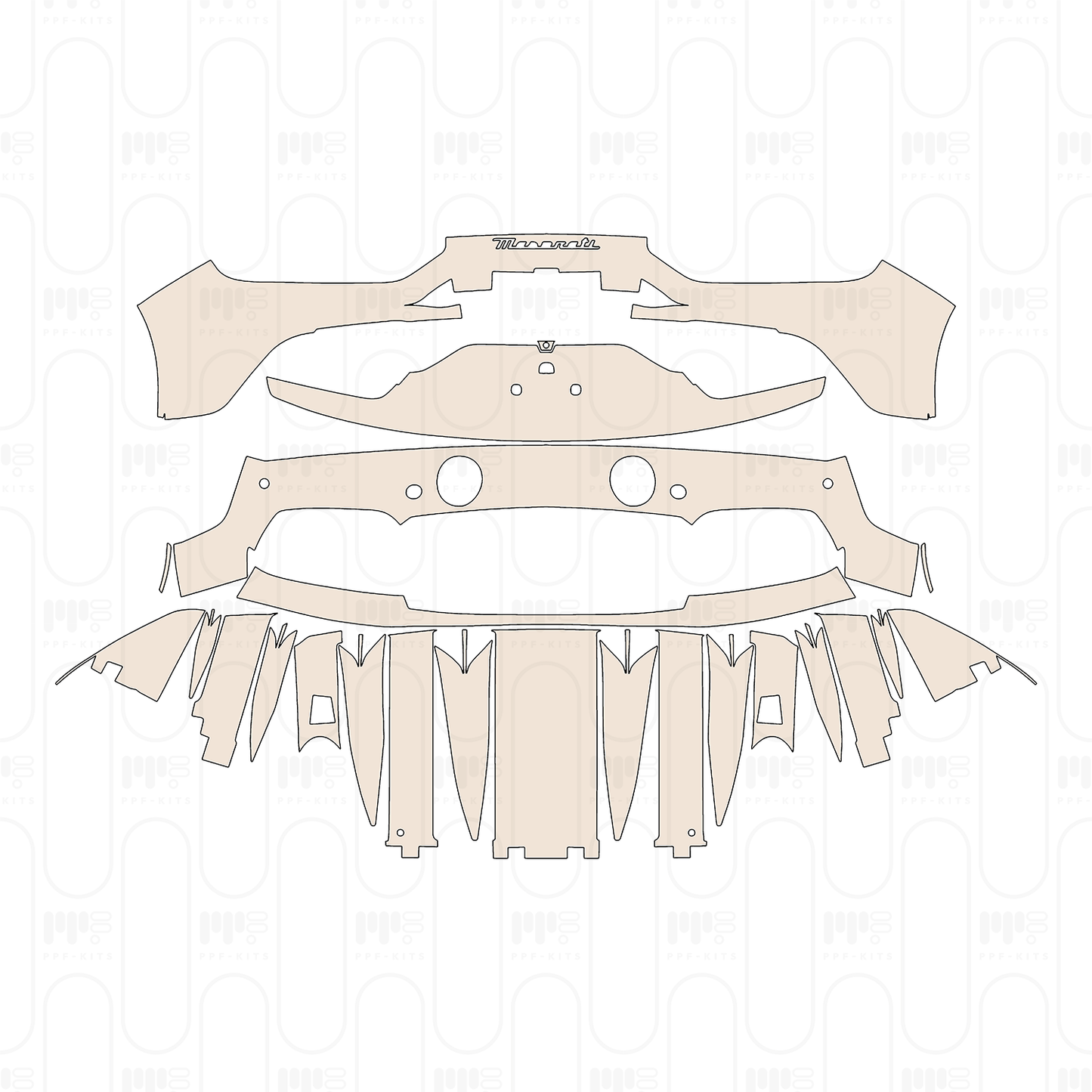 Pre-Cut PPF Maserati MC20 2024
