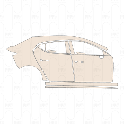 Pre-Cut PPF Mazda Axela (Mazda 3) Hatchback 2022