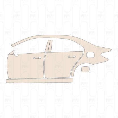 Pre-Cut PPF Mercedes-Benz A Class Sedan Base Extended Wheelbase (Chinese only) 2022