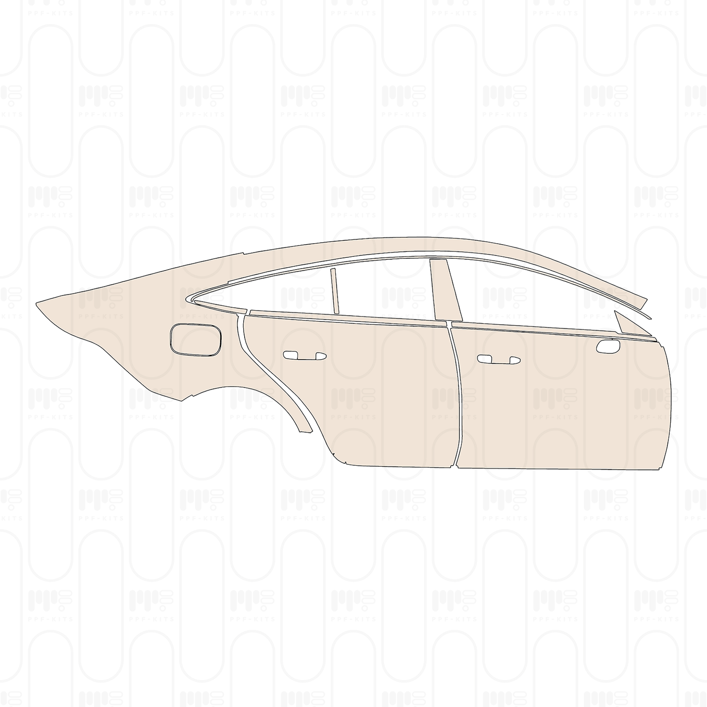 Pre-Cut PPF Mercedes-Benz AMG GT 4-Door 53 2022