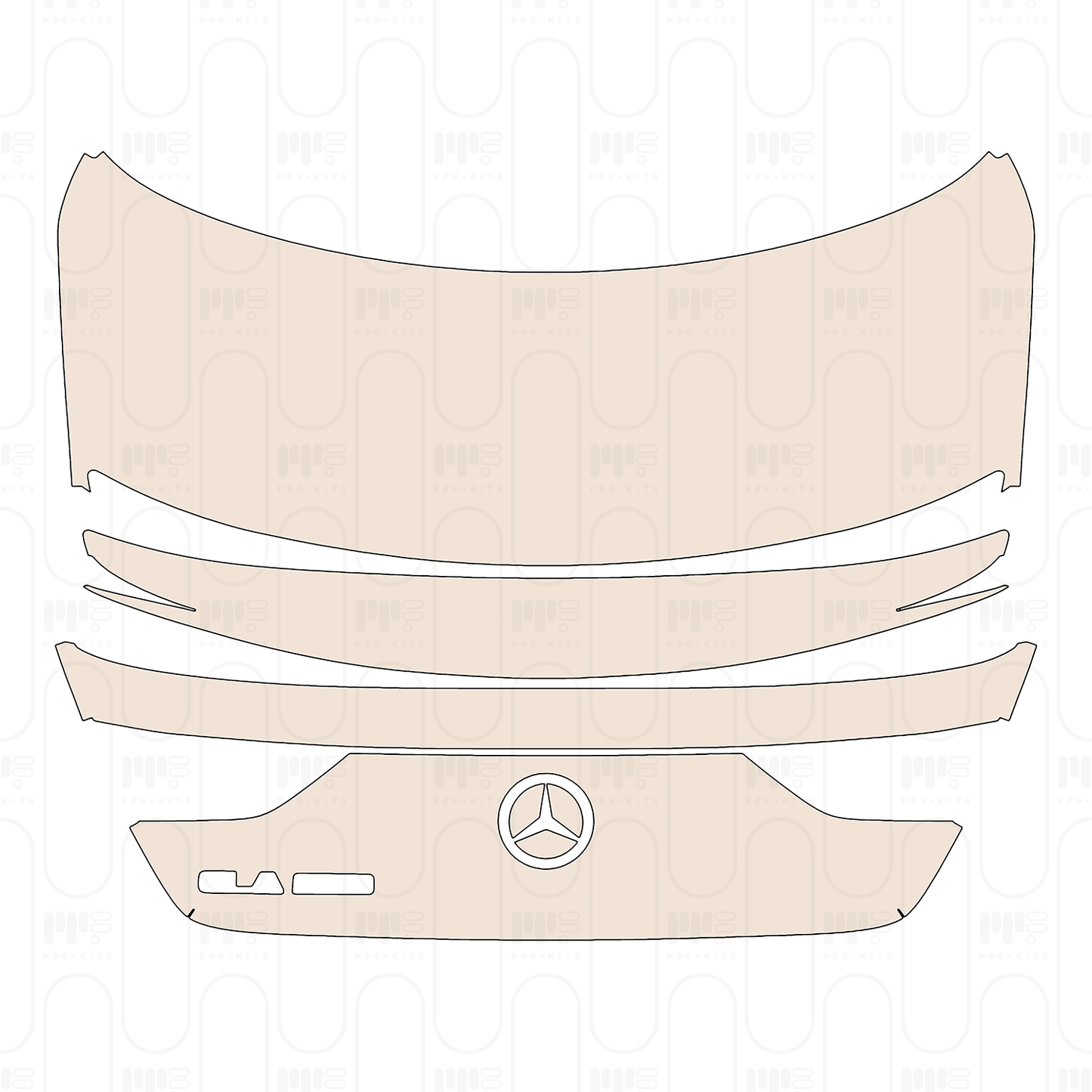 Pre-Cut PPF Mercedes-Benz CLA Coupe Base 2022