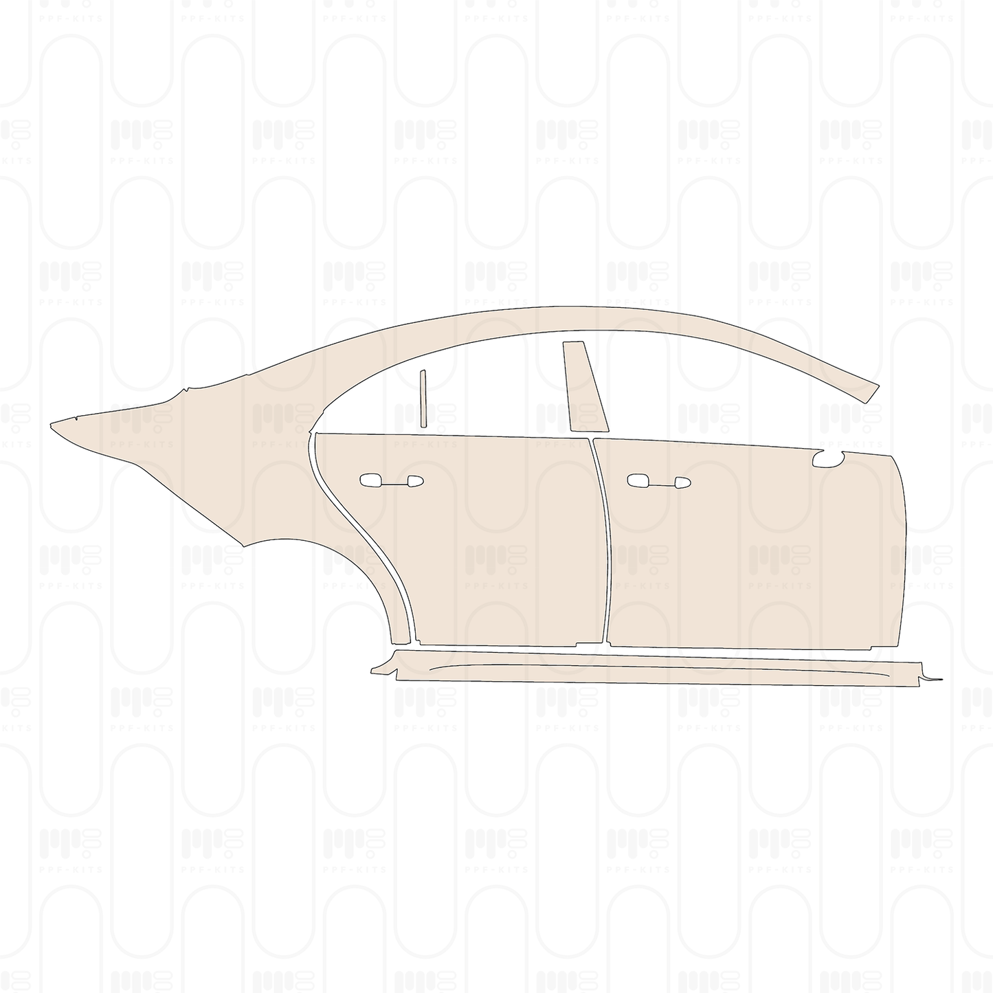Pre-Cut PPF Mercedes-Benz CLA Coupe AMG-Line 2022