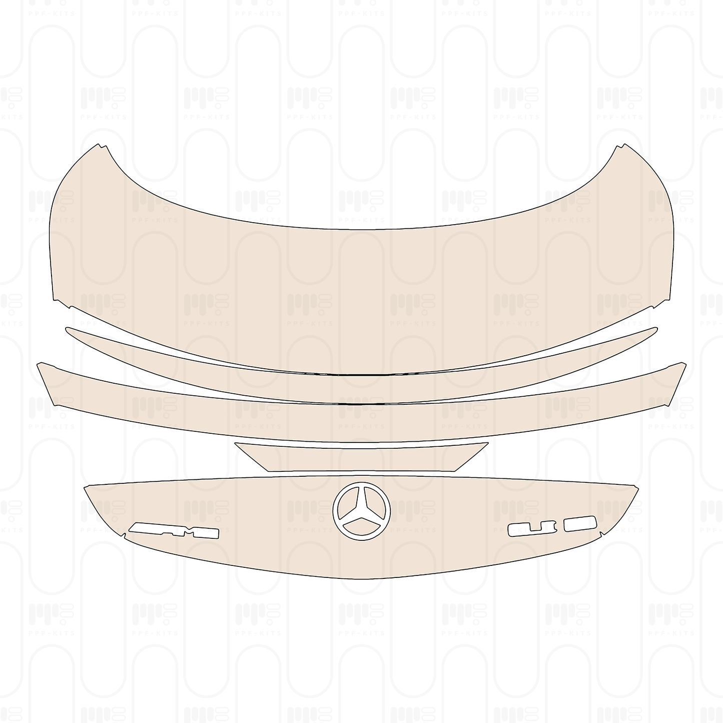 Pre-Cut PPF Mercedes-Benz CLE Coupe AMG CLE 53 2024