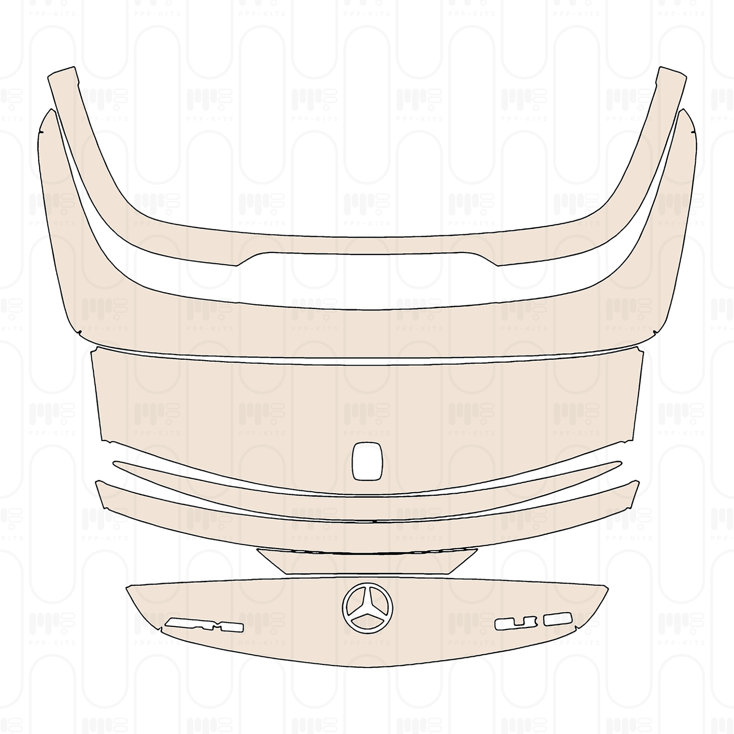 Pre-Cut PPF Mercedes-Benz CLE Cabriolet AMG CLE 53 2024