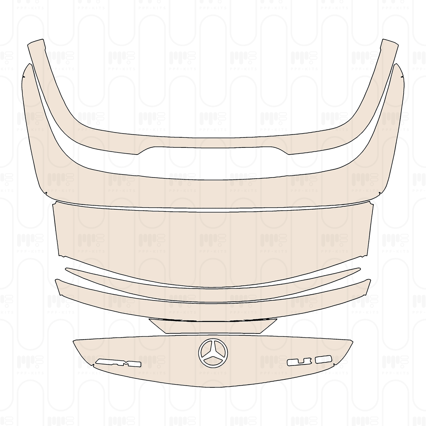Pre-Cut PPF Mercedes-Benz CLE Cabriolet AMG CLE 53 2024