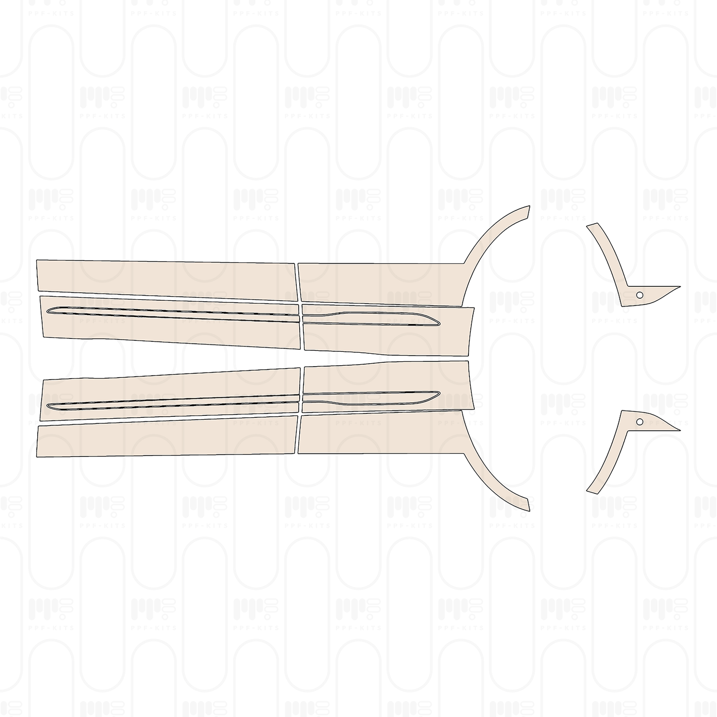 Pre-Cut PPF Mercedes-Benz EQA (CN) AMG-Line 2022