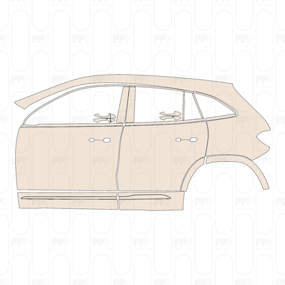 Pre-Cut PPF Mercedes-Benz EQA (US) AMG-Line 2022