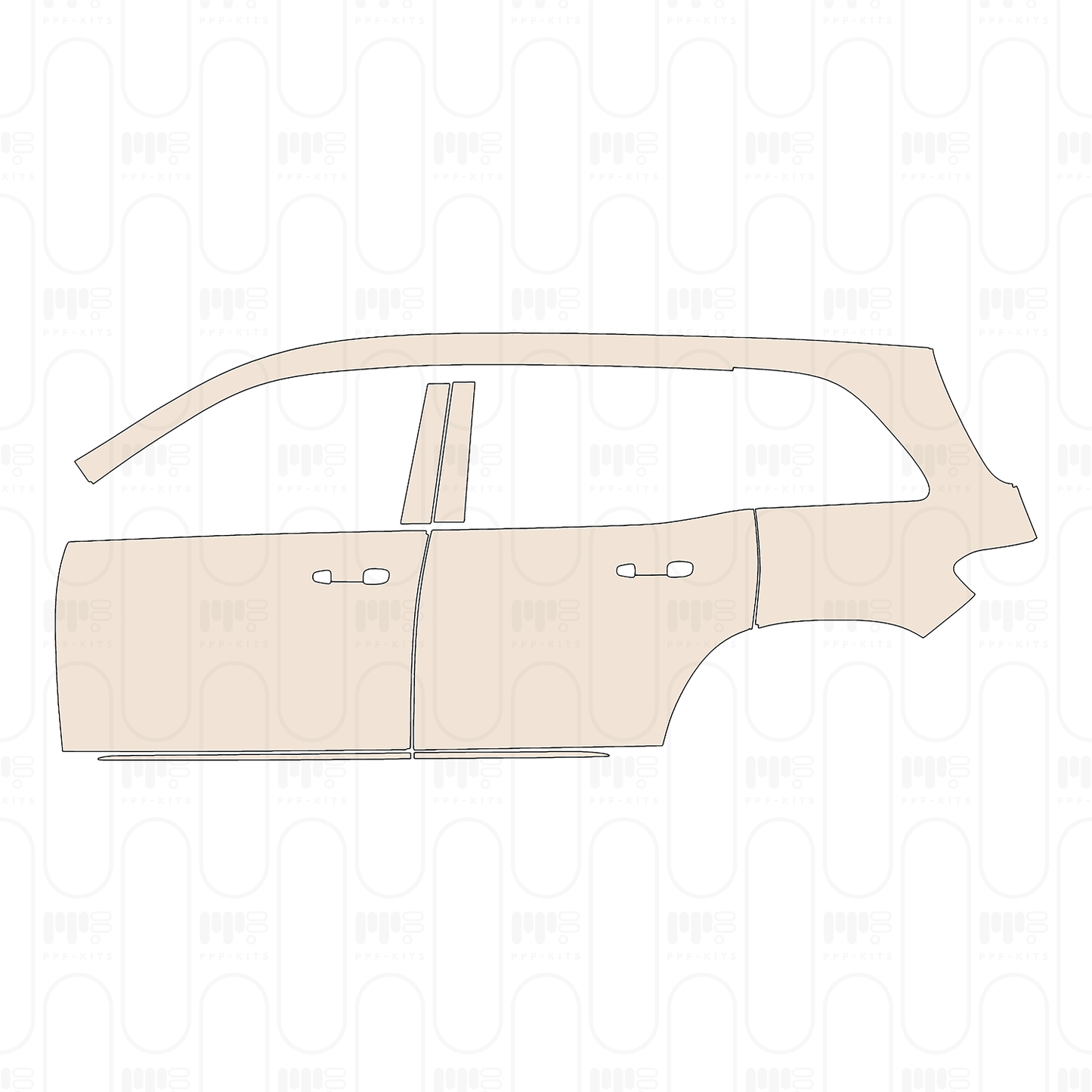 Pre-Cut PPF Mercedes-Benz EQB Base 2022