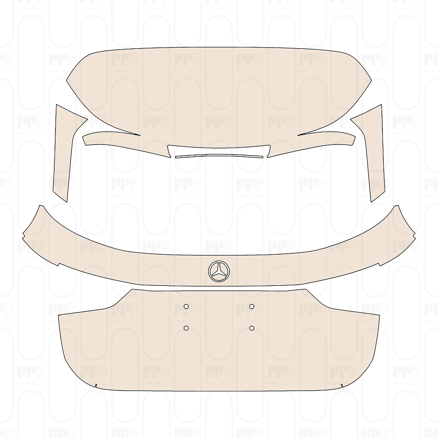 Pre-Cut PPF Mercedes-Benz GLA Base 2022