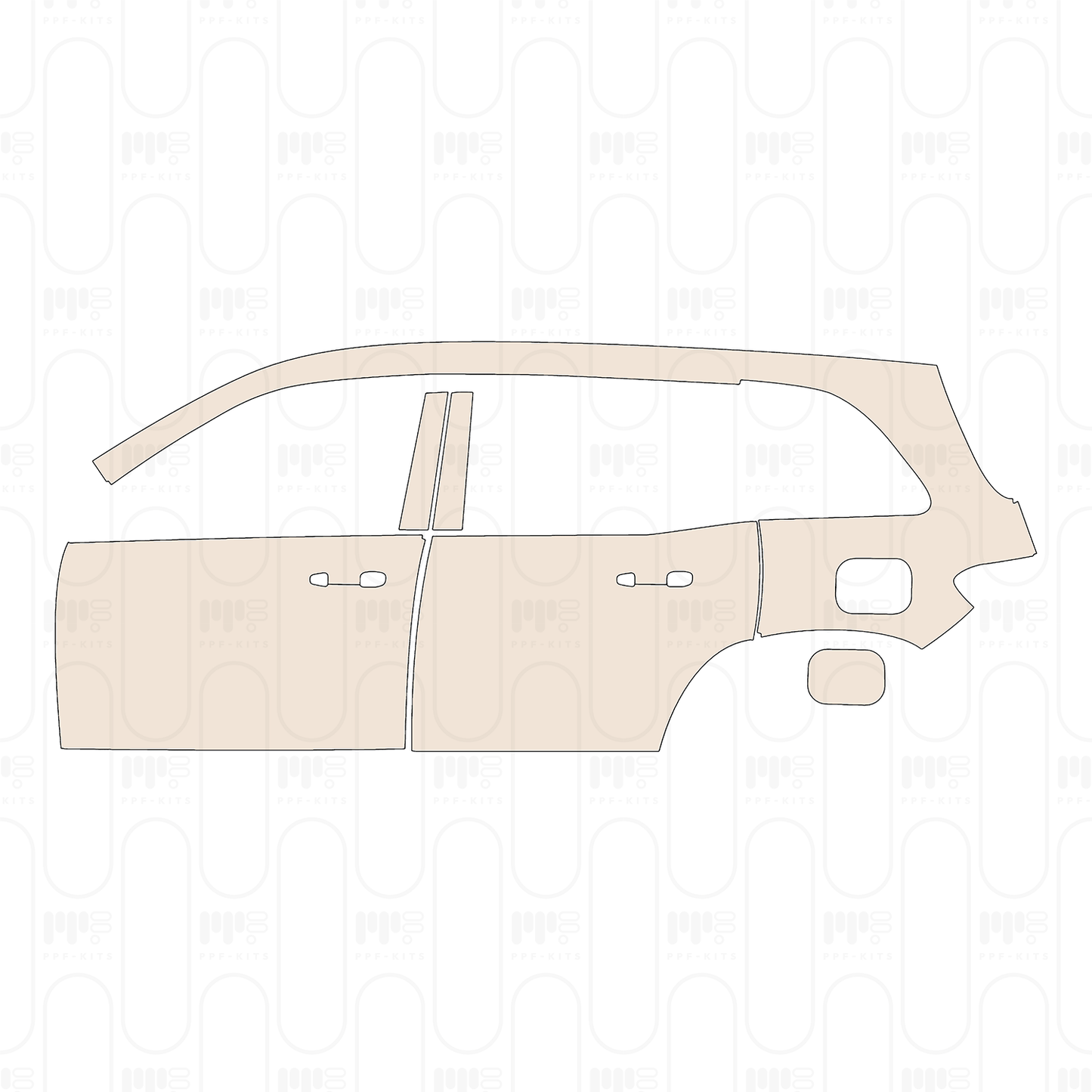 Pre-Cut PPF Mercedes-Benz GLB AMG GLB 35 2022