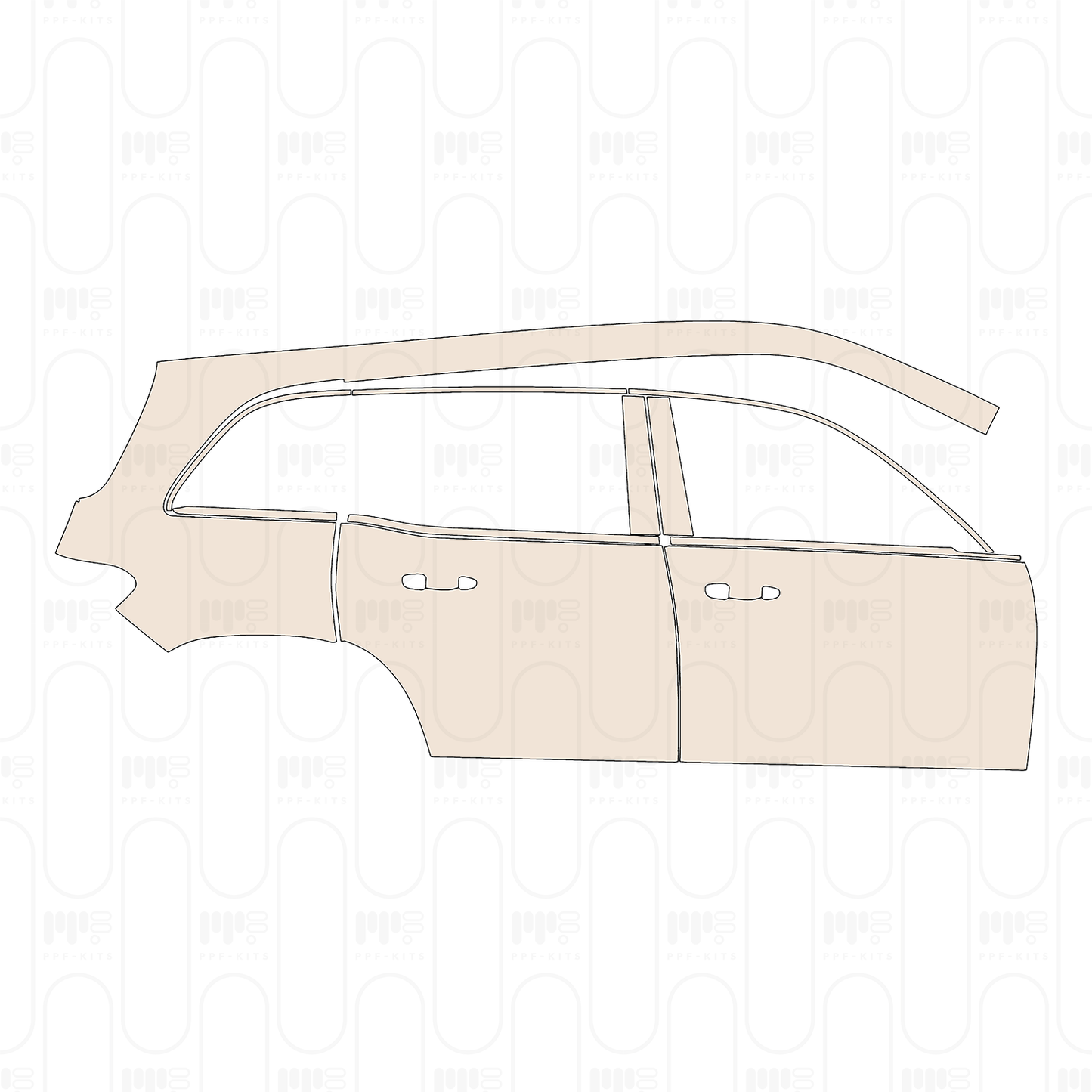 Pre-Cut PPF Mercedes-Benz GLB AMG-Line 2022