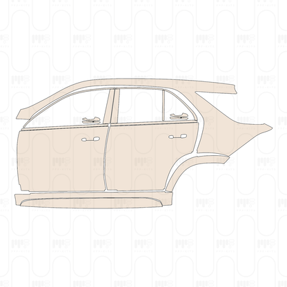 Pre-Cut PPF Mercedes-Benz GLE SUV AMG-Line 2022