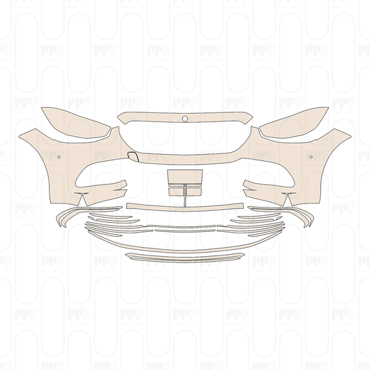 Pre-Cut PPF Mercedes-Benz S Class Sedan Base Standard Wheelbase 2022