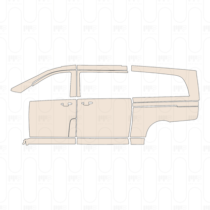 Pre-Cut PPF Mercedes-Benz V Class (Europe) Extra Long AMG-Line 2022