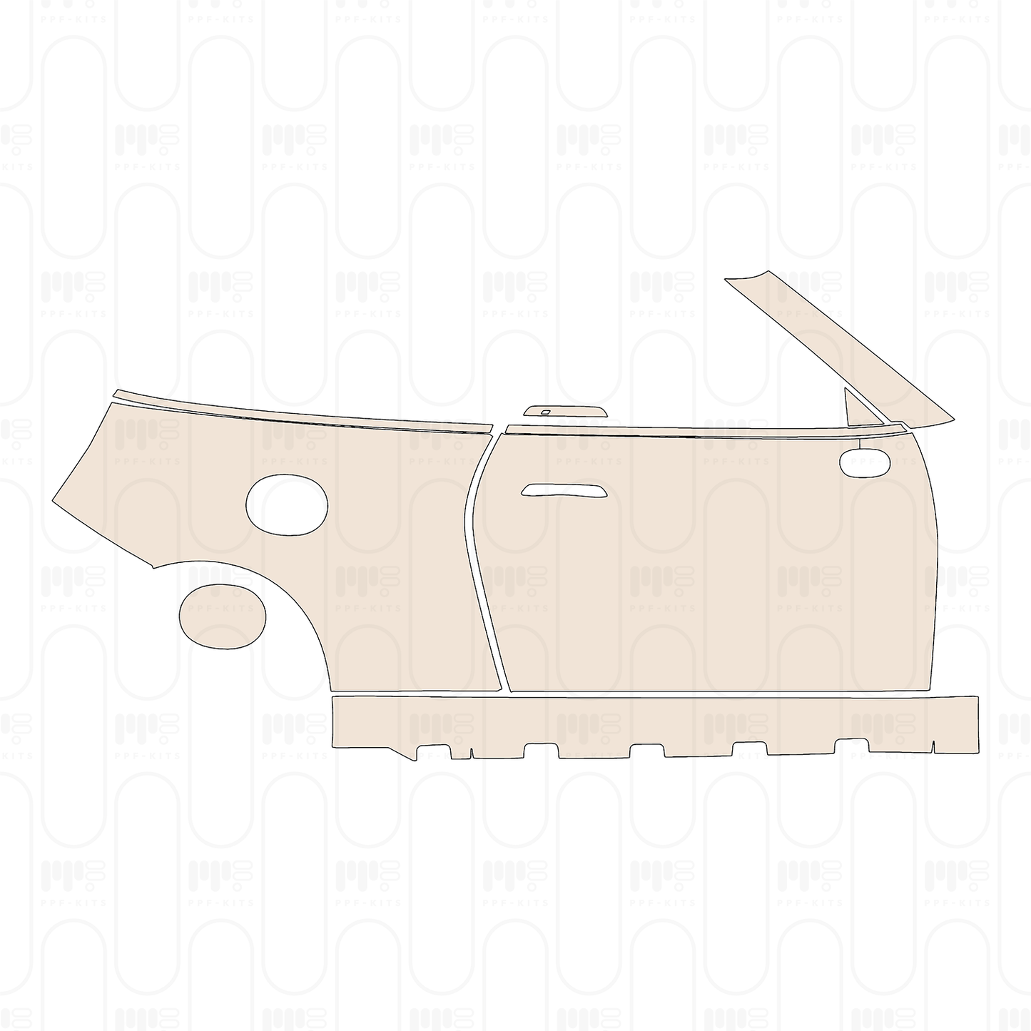Pre-Cut PPF MINI Electric MINI Cooper Base 2024