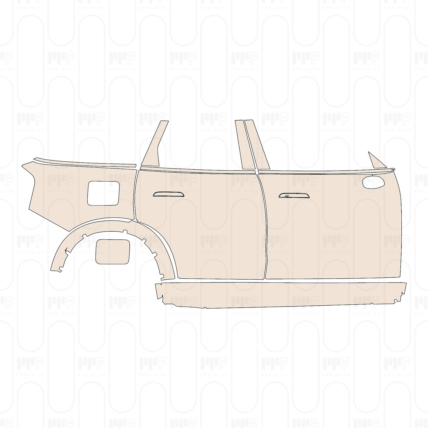 Pre-Cut PPF MINI Countryman C Sport 2024