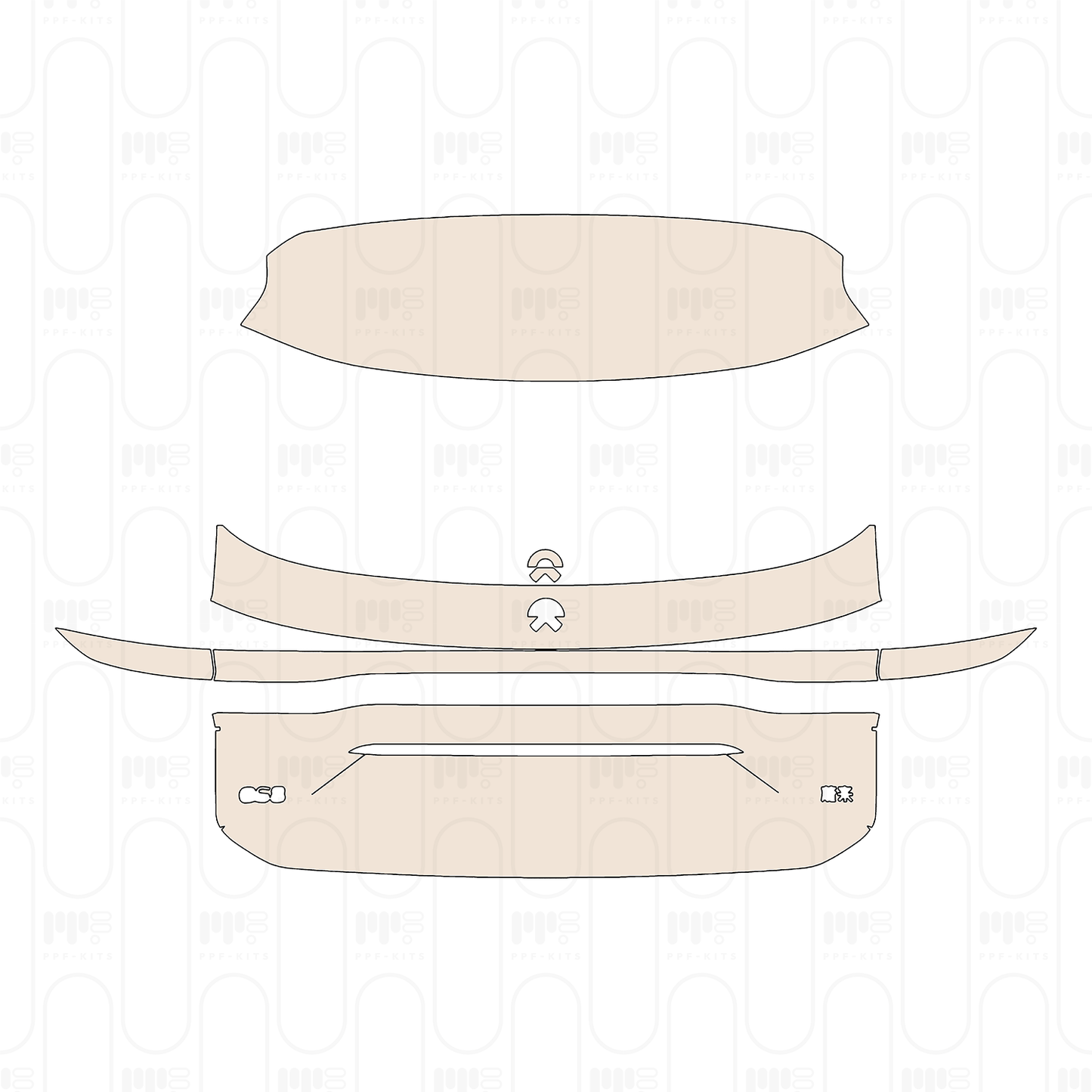 Pre-Cut PPF NIO ES8 2023