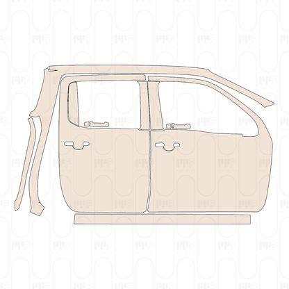 Pre-Cut PPF Nissan Frontier Crew Cab Pro-4X 2022