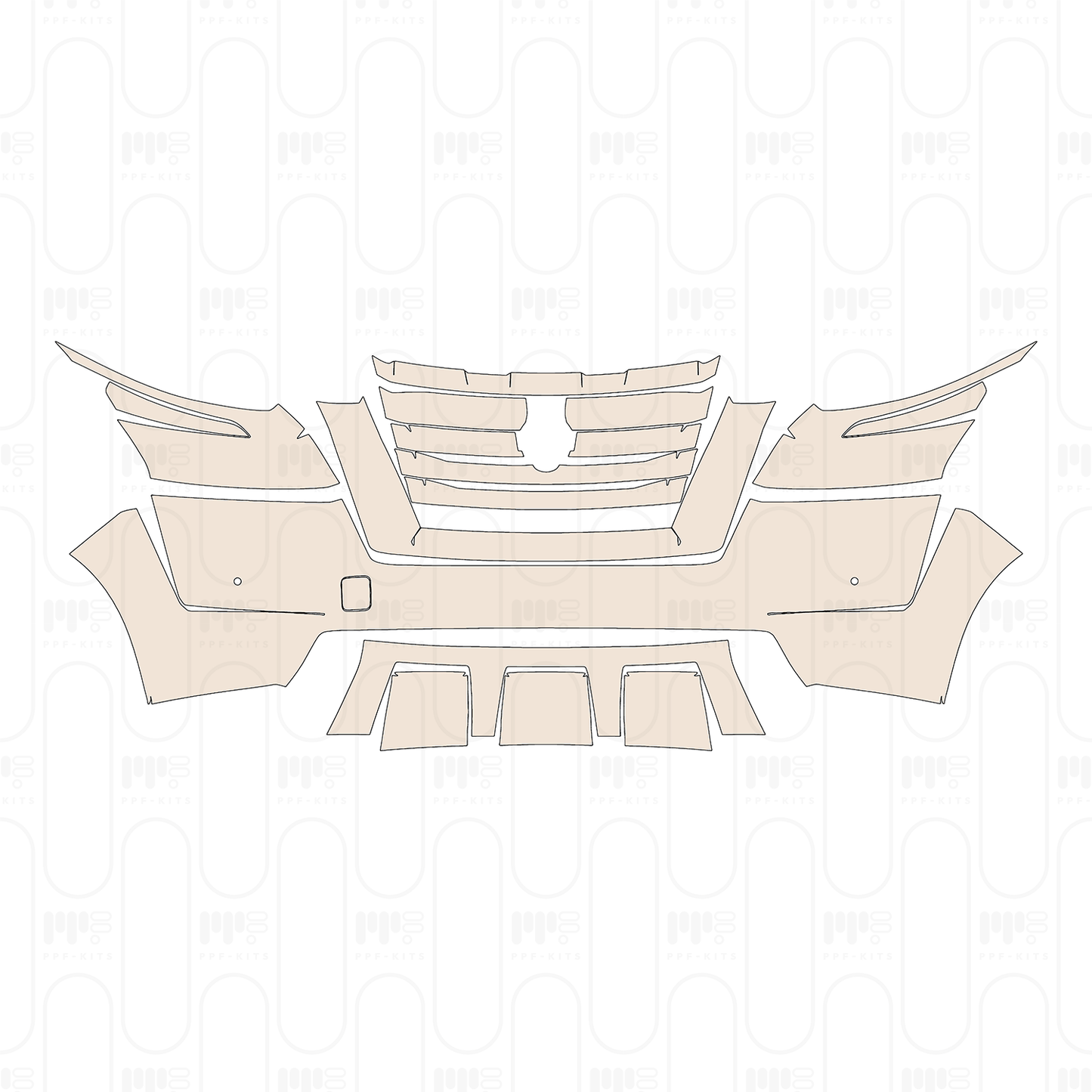 Pre-Cut PPF Nissan Pathfinder Platinum 2023
