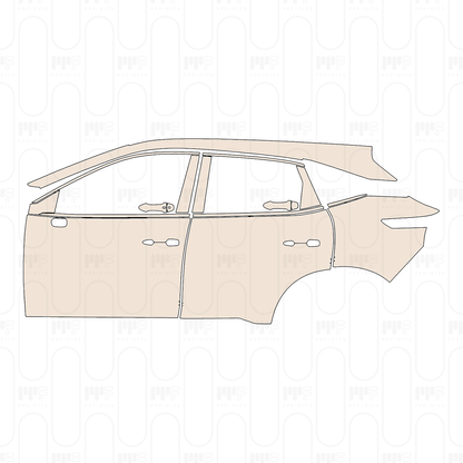 Pre-Cut PPF Nissan Qashqai (AU) ST-L 2022
