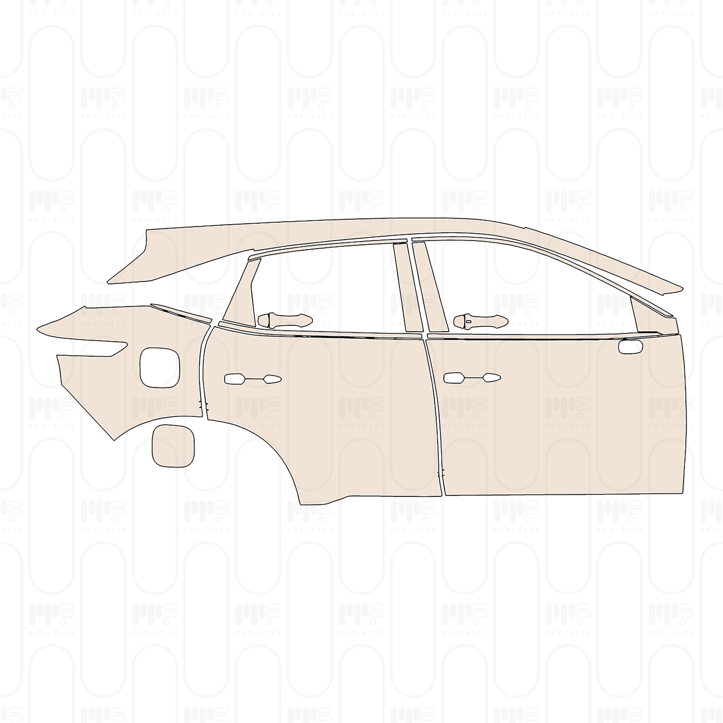 Pre-Cut PPF Nissan Qashqai (AU) ST-L 2022