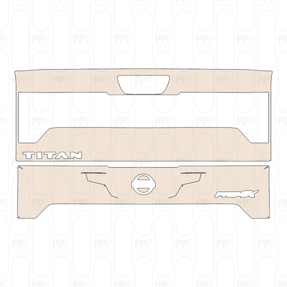 Pre-Cut PPF Nissan Titan Crew Cab Pro-4X 2022