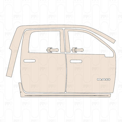 Pre-Cut PPF RAM Trucks 3500 Laramie 2024