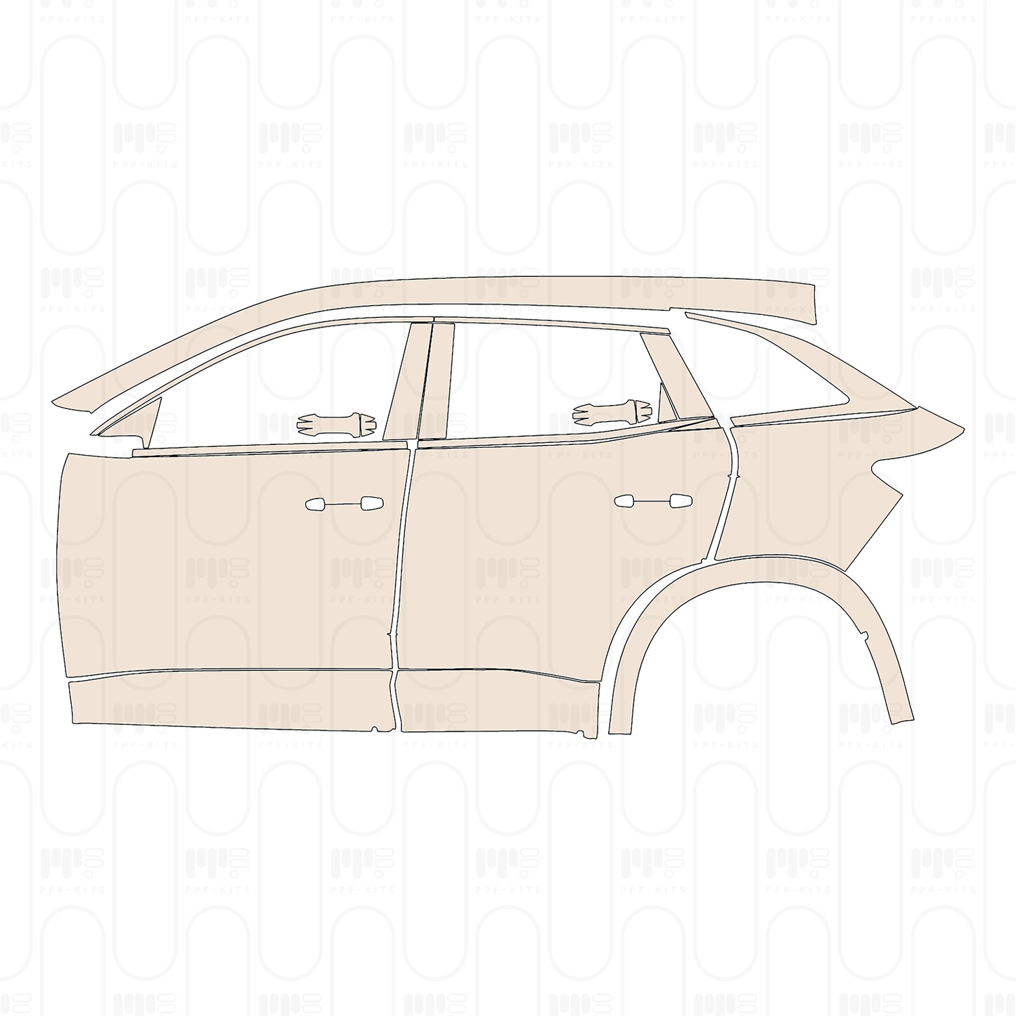 Pre-Cut PPF Renault Austral Techno 2024
