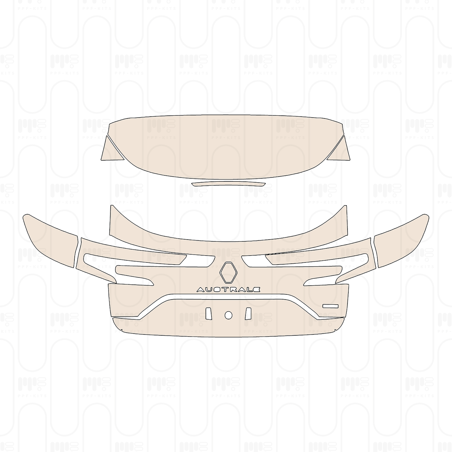 Pre-Cut PPF Renault Austral Techno 2024