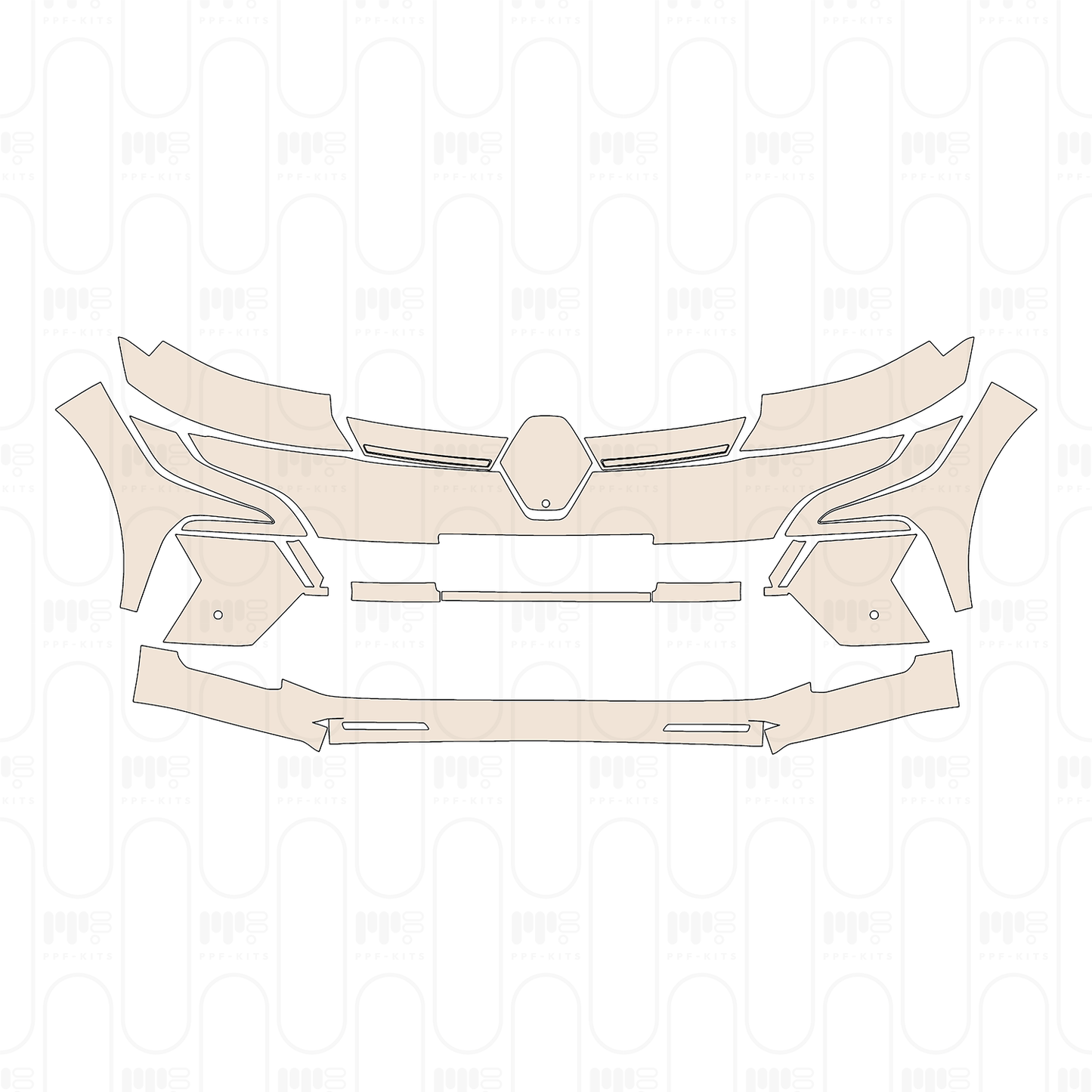 Pre-Cut PPF Renault Megane E-Tech 2023