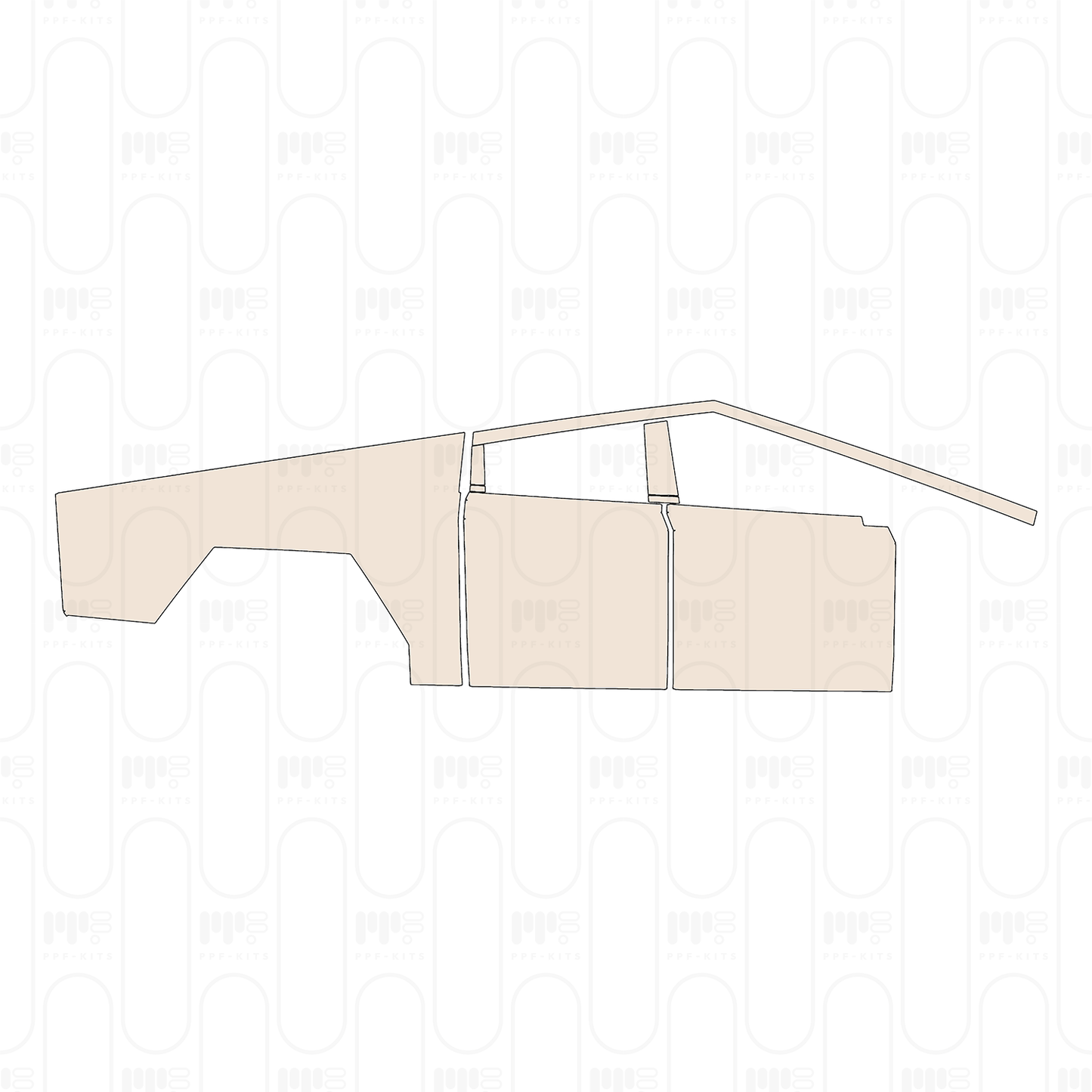 Pre-Cut PPF Tesla Cybertruck 2024