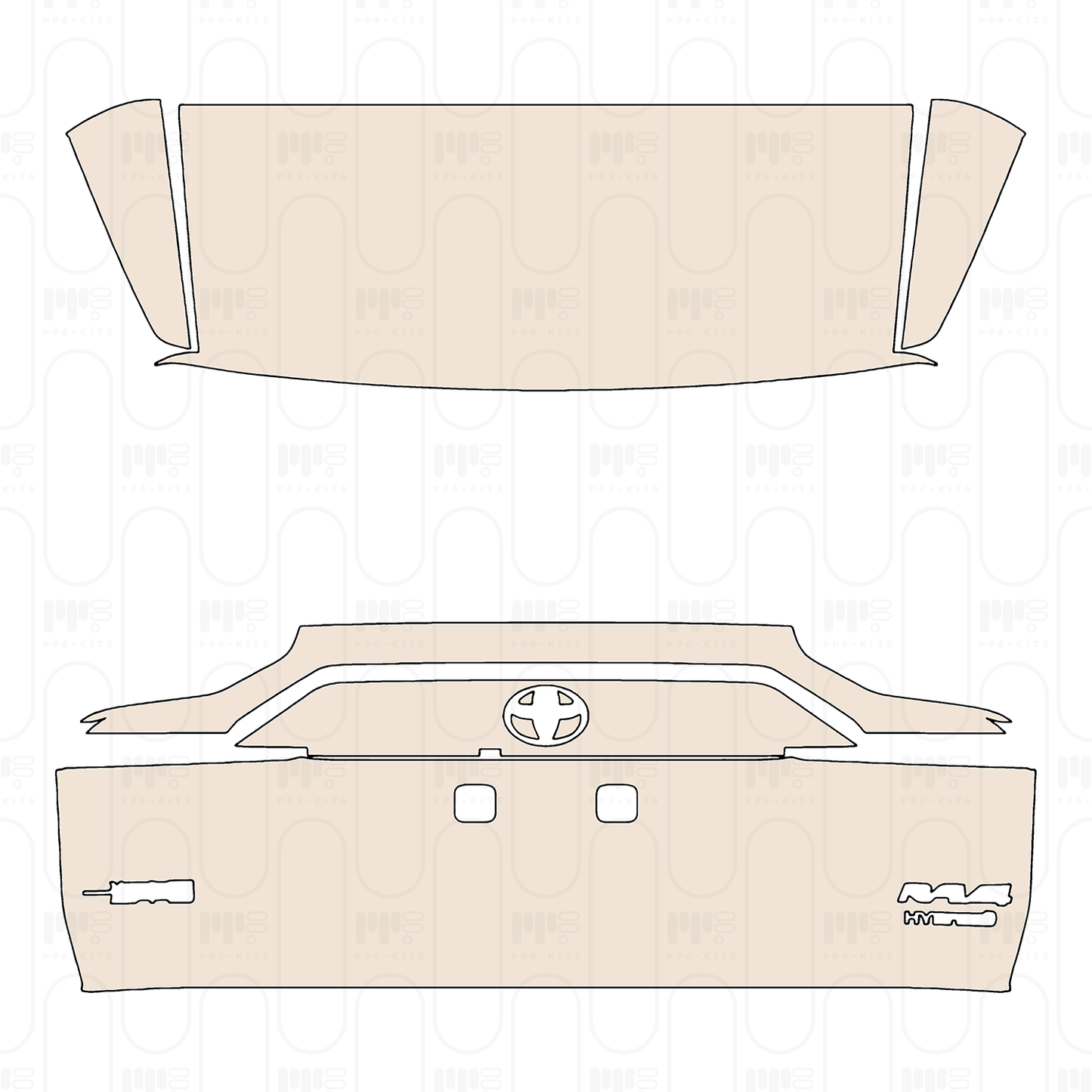 Pre-Cut PPF Toyota RAV4 Base 2025