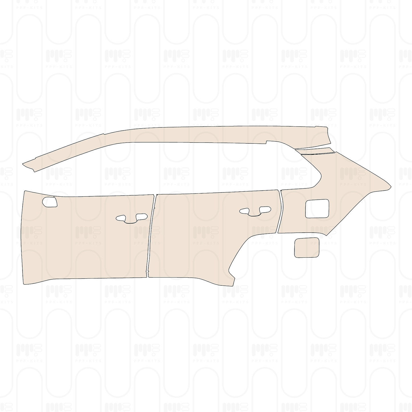 Pre-Cut PPF Toyota RAV4 Base 2025
