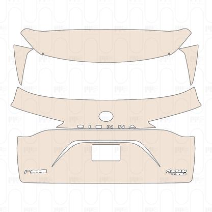 Pre-Cut PPF Toyota Sienna Platinum 2023