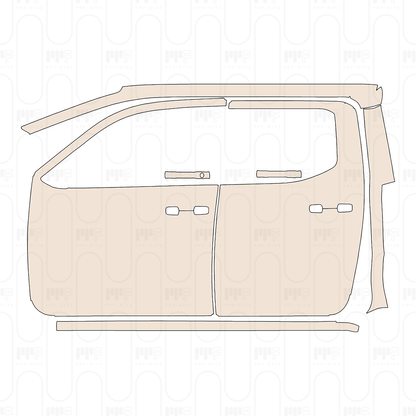 Pre-Cut PPF Toyota Tacoma Double Cab Trailhunter 2024