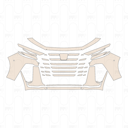 Pre-Cut PPF Toyota Vellfire 2024